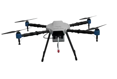 Drone de limpeza da Aerolave em operação
